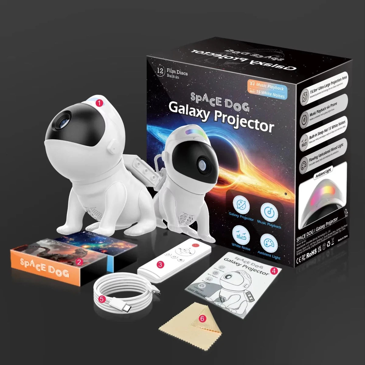 Projecteur Galaxie Enfant – Veilleuse Étoiles & Univers - jouetsbebe.com