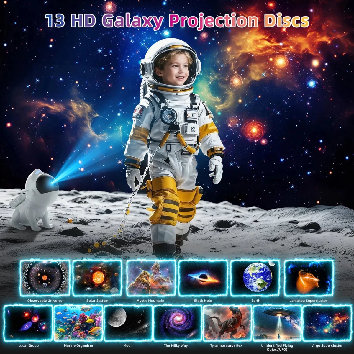 Projecteur Galaxie Enfant – Veilleuse Étoiles & Univers - jouetsbebe.com