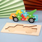 Puzzle 3D en Bois Montessori – Animaux & Dinosaures - jouetsbebe.com