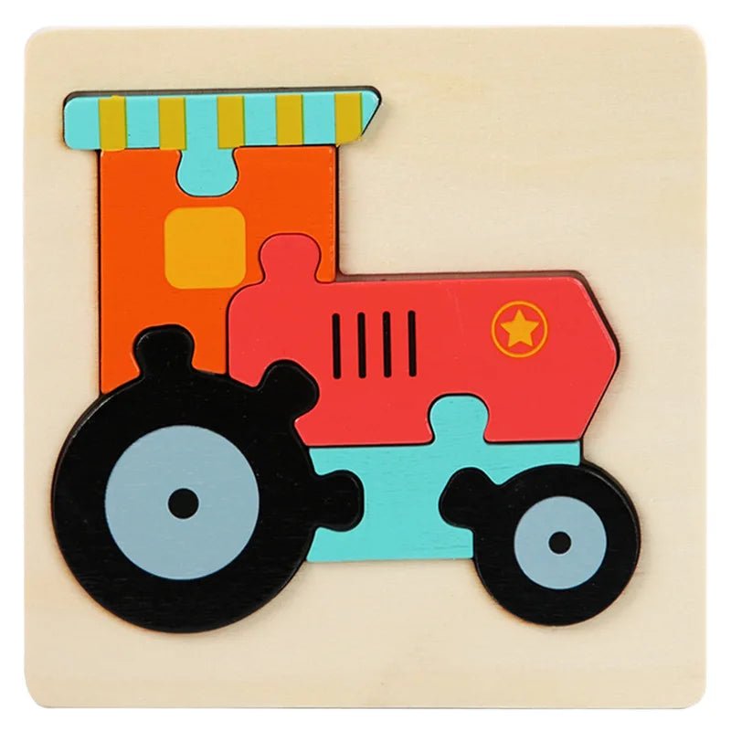 Puzzle 3D en Bois pour Enfants - jouetsbebe.com