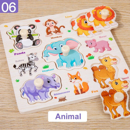 Puzzle en Bois Montessori - jouetsbebe.com