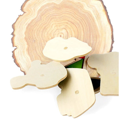 🧩 Puzzle Montessori en Bois 30 cm (Animaux et Véhicules) - jouetsbebe.com