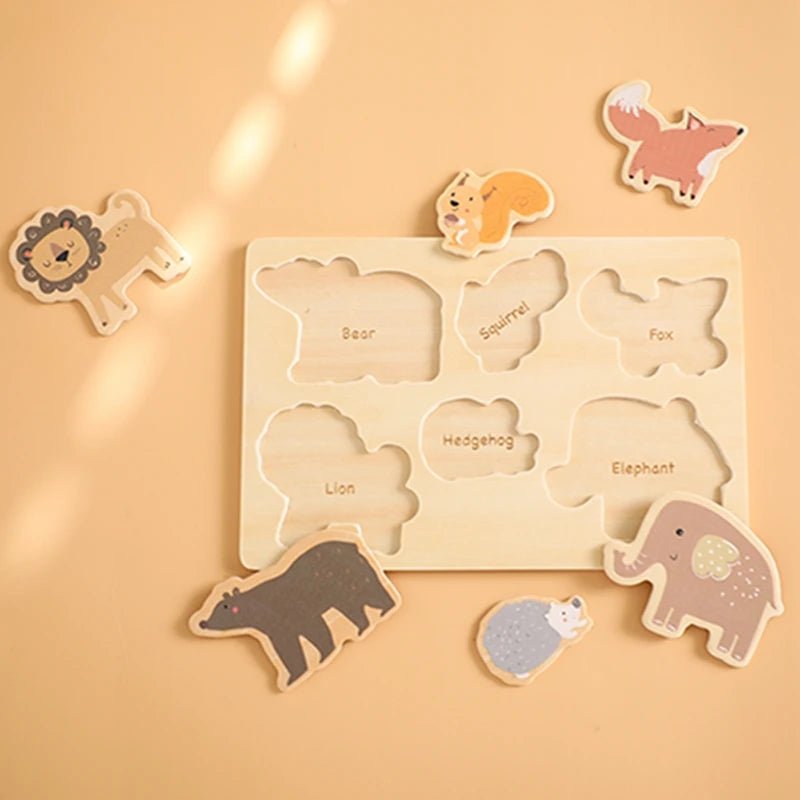 Puzzles 3D en bois Montessori - Le Bon Plan