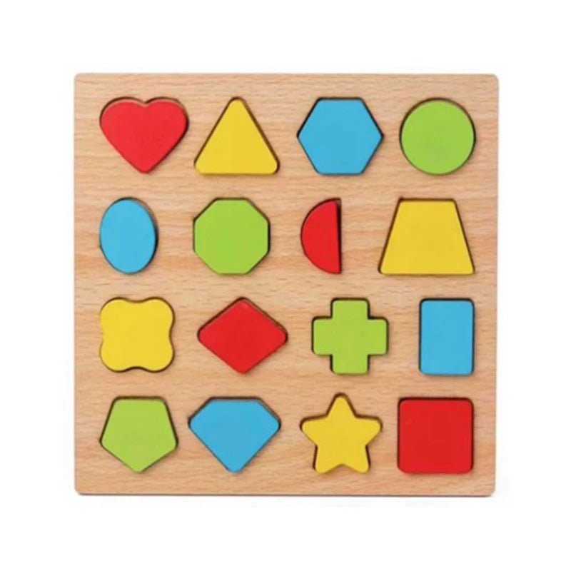 Puzzles en Bois Montessori pour Enfants de 1 à 3 Ans - Le Bon Plan