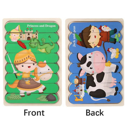 Puzzles en bois Montessori pour enfants de 1 à 3 ans - jouetsbebe.com