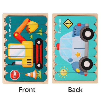 Puzzles en bois Montessori pour enfants de 1 à 3 ans - jouetsbebe.com