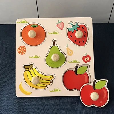 Puzzles en Bois Montessori pour Enfants de 1 à 3 Ans - Le Bon Plan