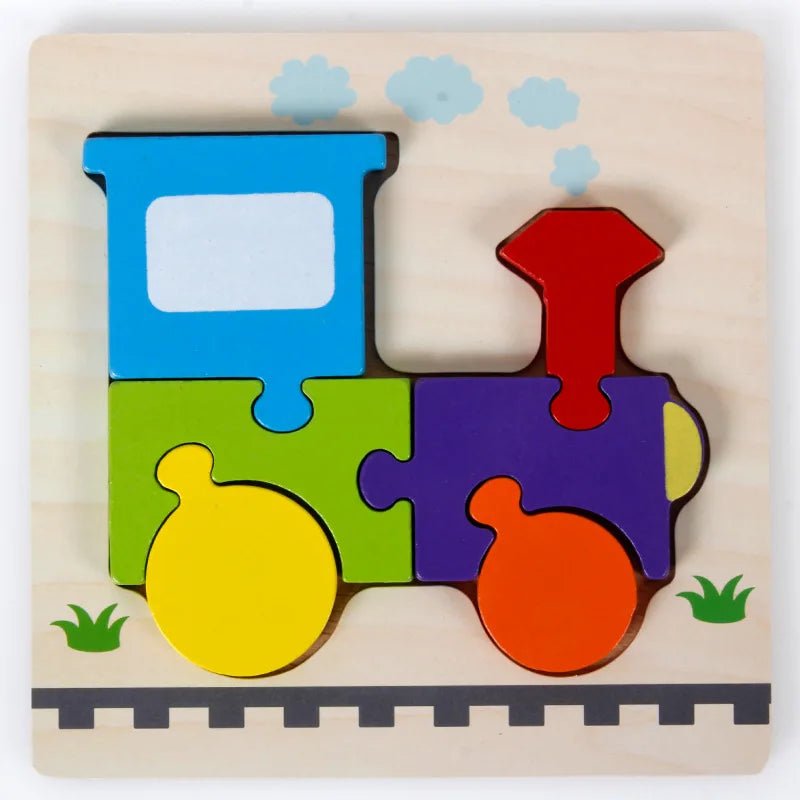 Puzzles en Bois Montessori pour Enfants de 1 à 3 Ans - Le Bon Plan