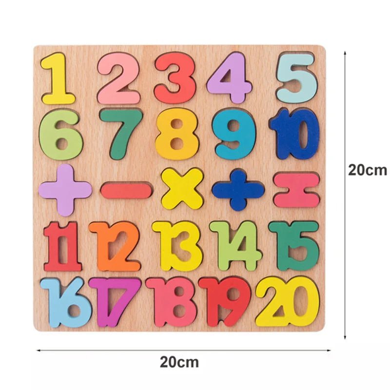 Puzzles en Bois Montessori pour Enfants de 1 à 3 Ans - Le Bon Plan