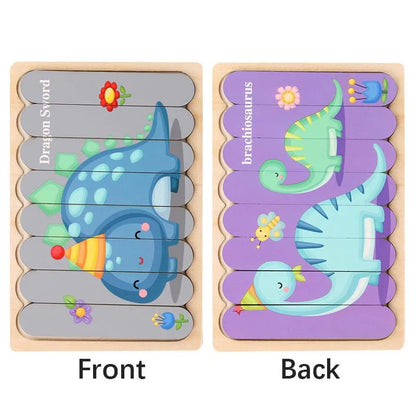 Puzzles en bois Montessori pour enfants de 1 à 3 ans - jouetsbebe.com