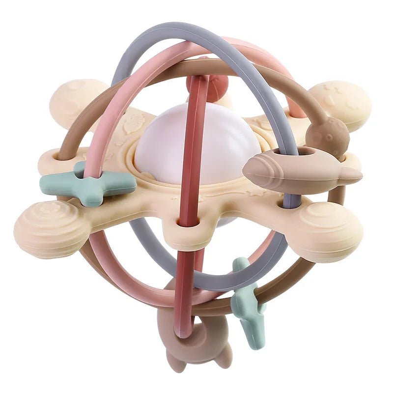 Rattle & Sensory Teether Bed Bell Silicone Montessori Ball Newborn Baby Toys Children's Kids Gift Development Games 0 36 Months - jouetsbebe.com
