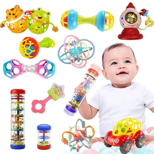 Sensory Baby Toys 0 12 Months Rattle Games for Babies Development Teething Toys Baby Teether Rattle Toys For Children 1 2 Years - Le Bon Plan