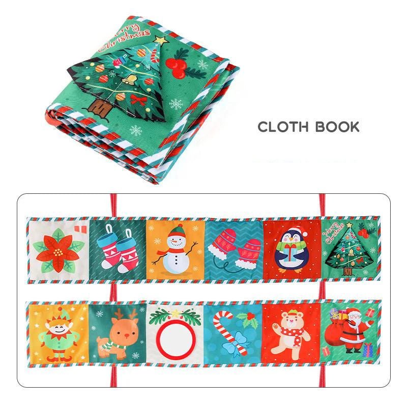 Sensory Cloth Book High Contrast Baby Toys 0M+ Newborn Crib Toys Black and White Animal Cloth Books Montessori Baby Book - jouetsbebe.com