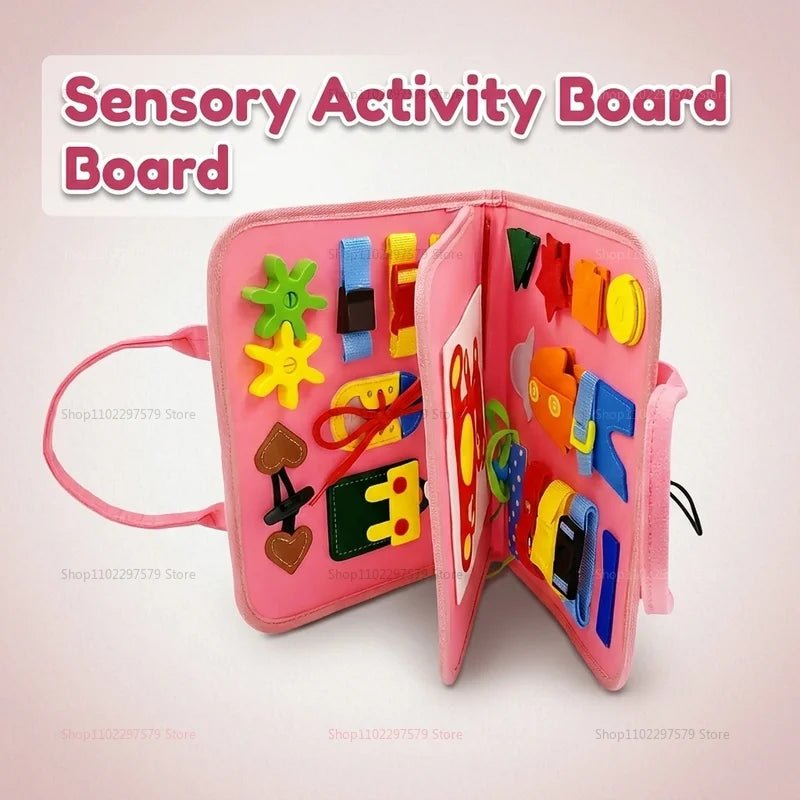 Tableau d’Activités Montessori en Feutrine – Jeu Éducatif et Sensoriel - jouetsbebe.com