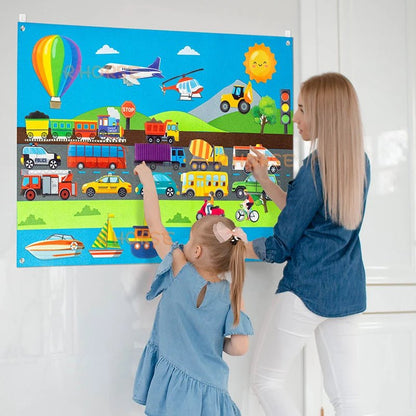 Tableau Éducatif Montessori pour Enfants de 1 à 3 Ans - Le Bon Plan