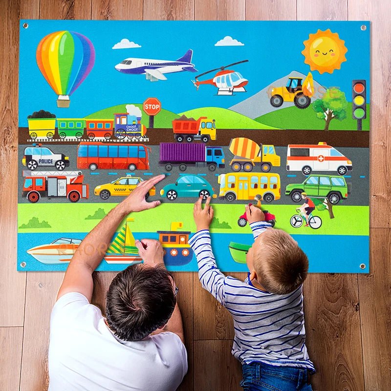 Tableau Éducatif Montessori pour Enfants de 1 à 3 Ans - Le Bon Plan