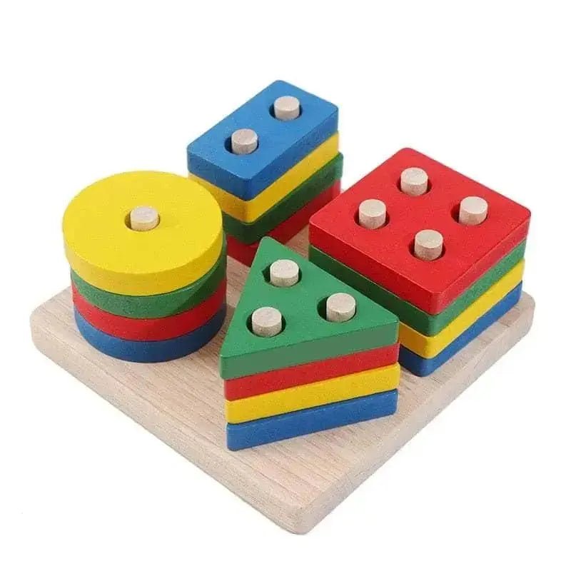 Variétés de jouets et puzzles éducatifs Montessori pour enfants de 1 a 3 ans. - Le Bon Plan