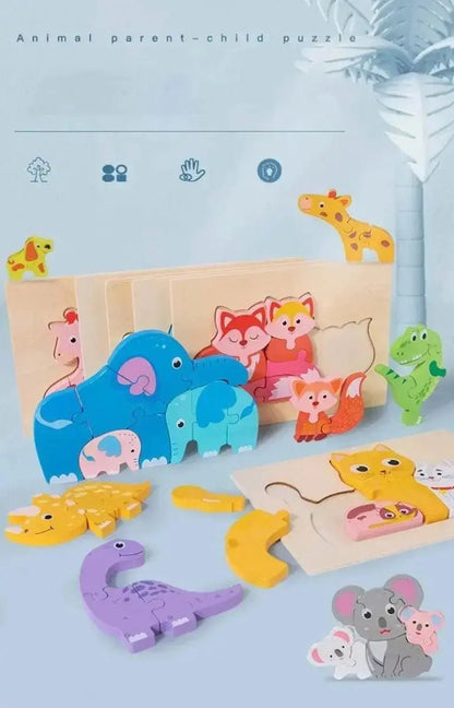 Variétés de jouets et puzzles éducatifs Montessori pour enfants de 1 a 3 ans. - Le Bon Plan