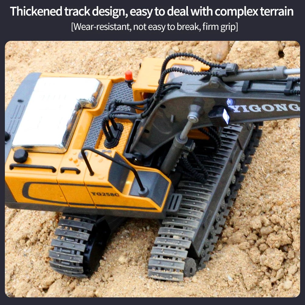Véhicule de Chantier Télécommandé – Excavatrice, Bulldozer ou Camion Benne - jouetsbebe.com