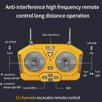 Véhicule de Chantier Télécommandé – Excavatrice, Bulldozer ou Camion Benne - jouetsbebe.com