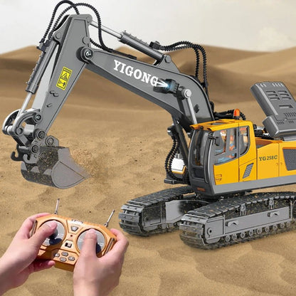 Véhicule de Chantier Télécommandé – Excavatrice, Bulldozer ou Camion Benne - jouetsbebe.com
