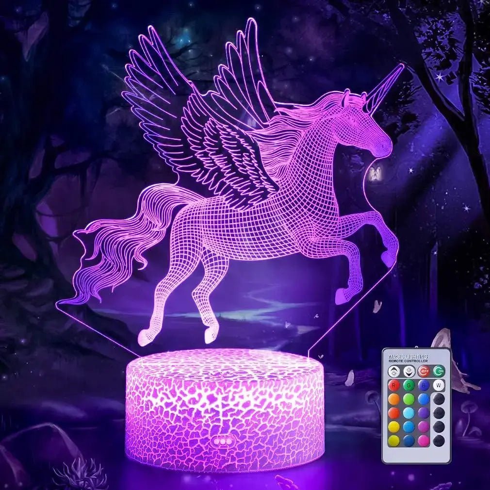 Veilleuse 3D Licorne - Le Bon Plan