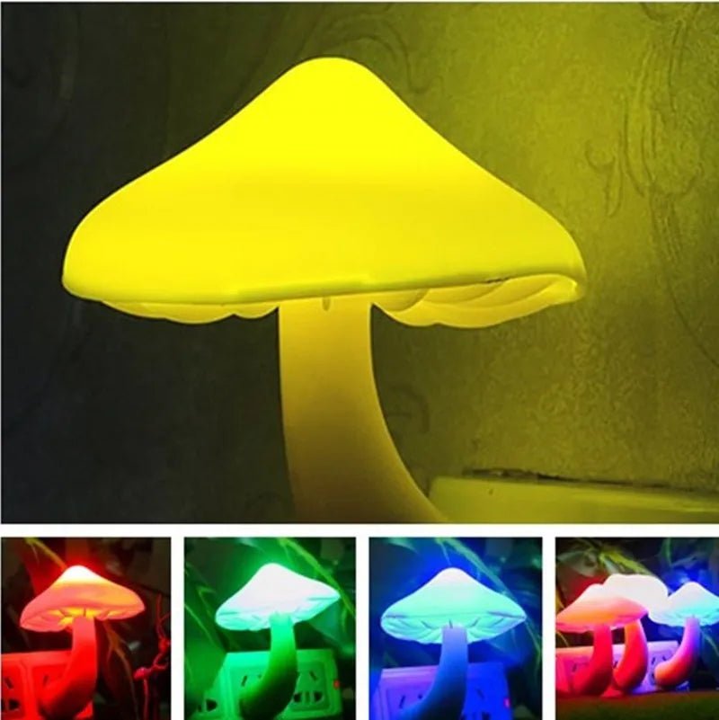 Veilleuse Champignon LED avec Capteur de Lumière - jouetsbebe.com