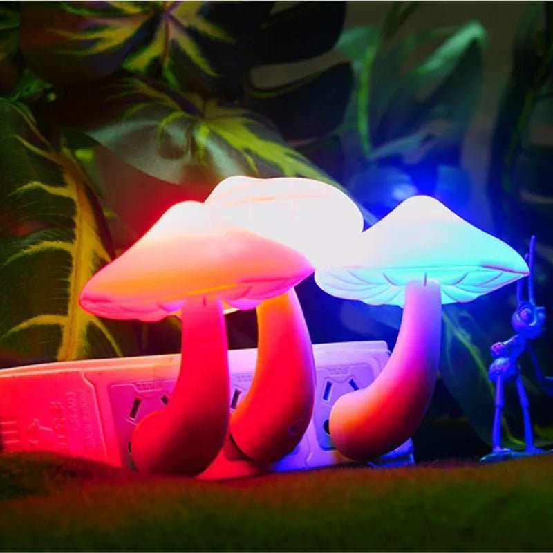 Veilleuse Champignon LED avec Capteur de Lumière - jouetsbebe.com