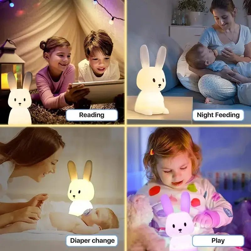 Veilleuse LED en Silicone Lapin - Le Bon Plan