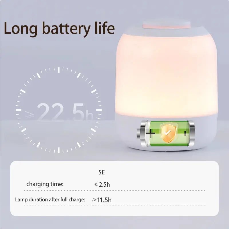 Veilleuse LED Lanterne Tactile Rechargeable – Lumière Réglable - jouetsbebe.com