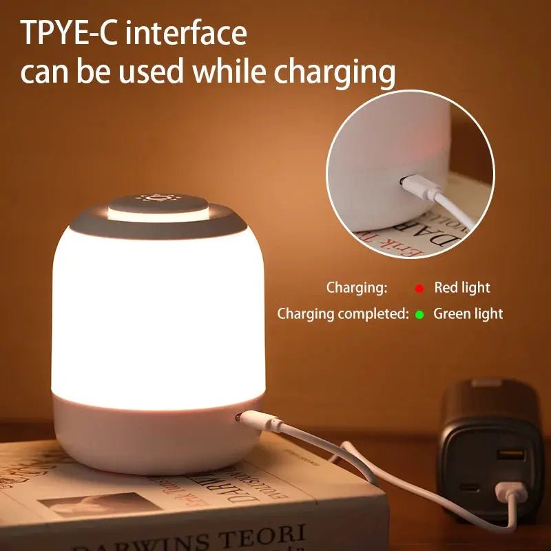 Veilleuse LED Lanterne Tactile Rechargeable – Lumière Réglable - jouetsbebe.com