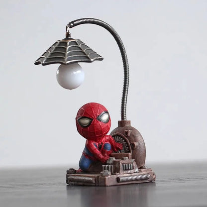 🕷️ Veilleuse Spider - Man Marvel – Lampe de Nuit Figurine 14cm 💡 - jouetsbebe.com
