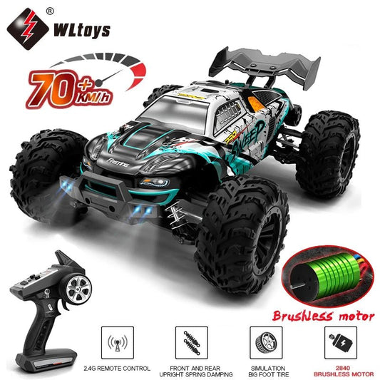 🚗 Voiture RC Haute Vitesse 4WD – 50KM/H ou 70KM/H avec Feux LED - jouetsbebe.com