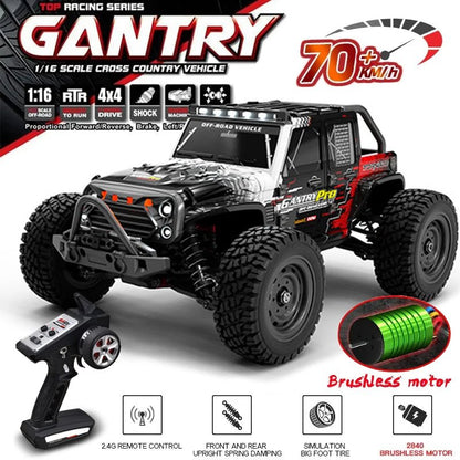🚗 Voiture RC PRO – Brushless 70KM/H, 4WD Tout - Terrain avec éclairages LED - jouetsbebe.com